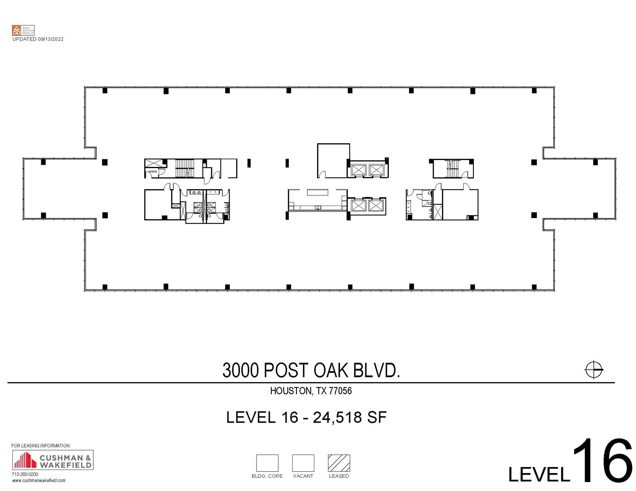 3000 Post Oak Blvd, Houston, TX à louer Plan d’étage– Image 1 sur 1