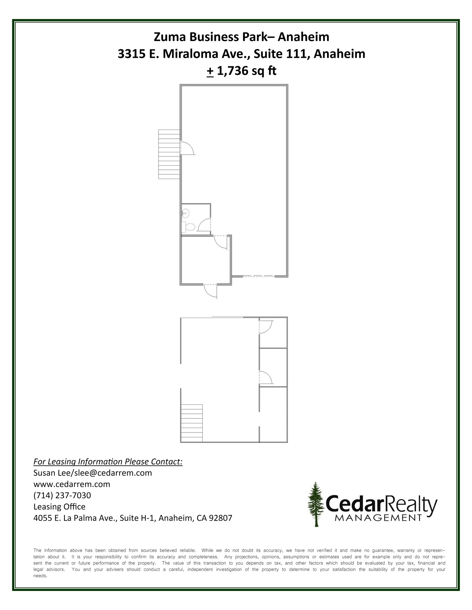 3315 E Miraloma Ave, Anaheim, CA à louer Plan de site– Image 1 sur 1