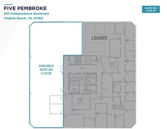 293 Independence Blvd, Virginia Beach, VA à louer Plan d’étage– Image 1 sur 2
