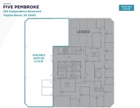 293 Independence Blvd, Virginia Beach, VA à louer Plan d’étage– Image 2 sur 2
