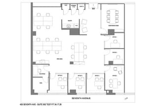 450 7th Ave, New York, NY à louer Plan d’étage– Image 1 sur 1