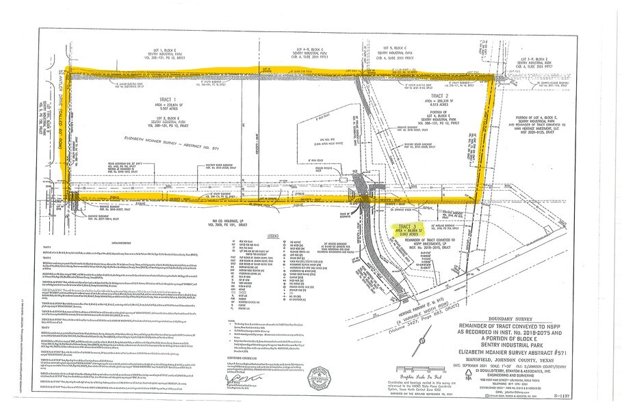 1100 S Main Street, Mansfield, TX à vendre - Plan de site – Image 2 sur 2