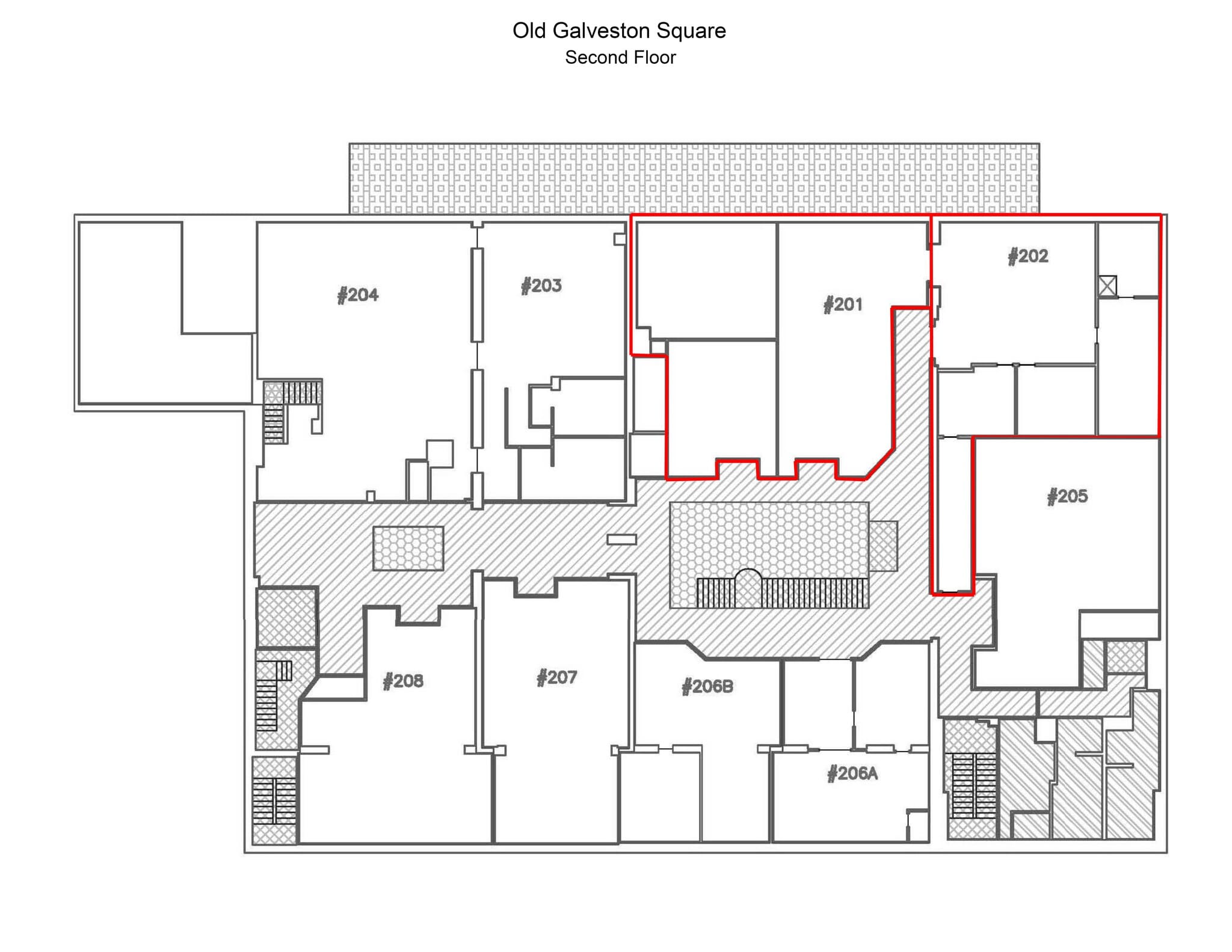 2215 Strand St, Galveston, TX à louer Plan de site– Image 1 sur 5