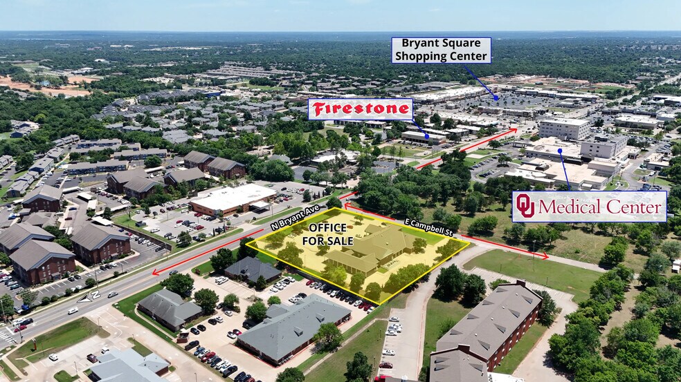 201 N Bryant Ave, Edmond, OK à louer - Photo de l’immeuble – Image 2 sur 3
