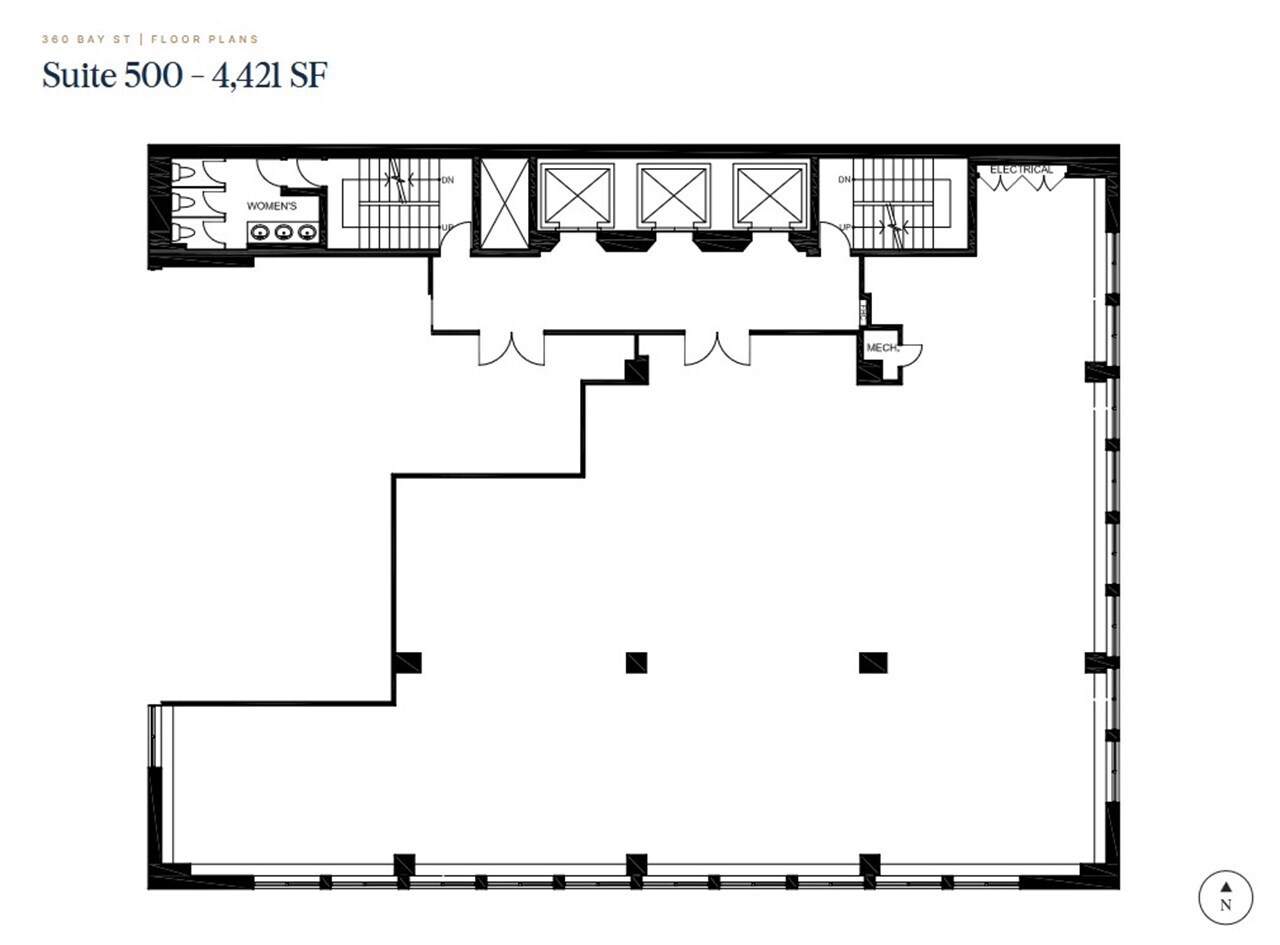 360 Bay St, Toronto, ON à louer Plan d’étage– Image 1 sur 1