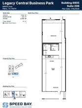 6901 K Ave, Plano, TX à louer Plan d’étage– Image 2 sur 2