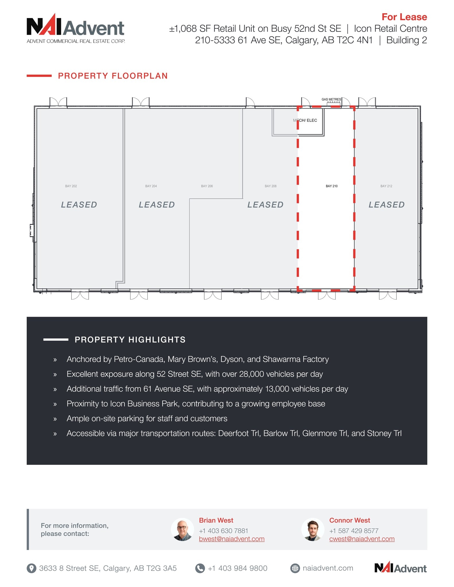 5333 61 Ave SE, Calgary, AB à louer Plan de site– Image 1 sur 4