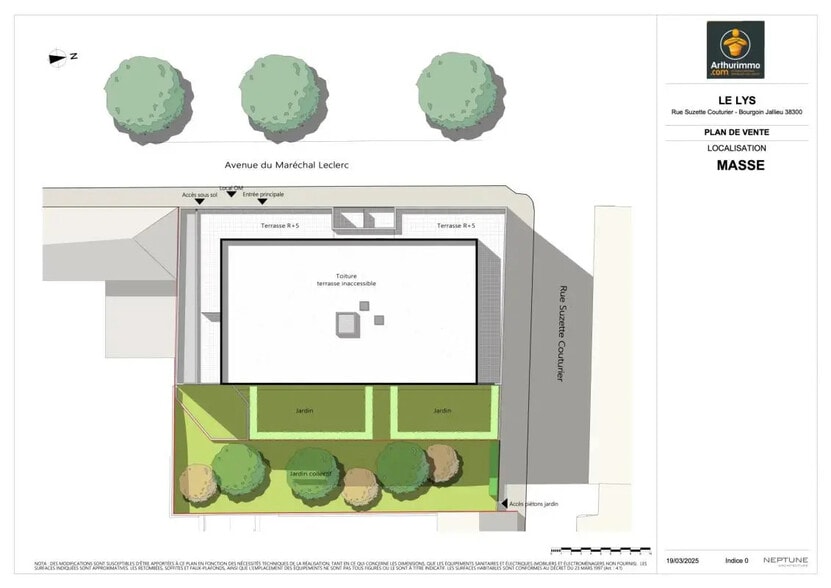Local commercial dans Bourgoin-Jallieu à vendre - Plan de site – Image 3 sur 4