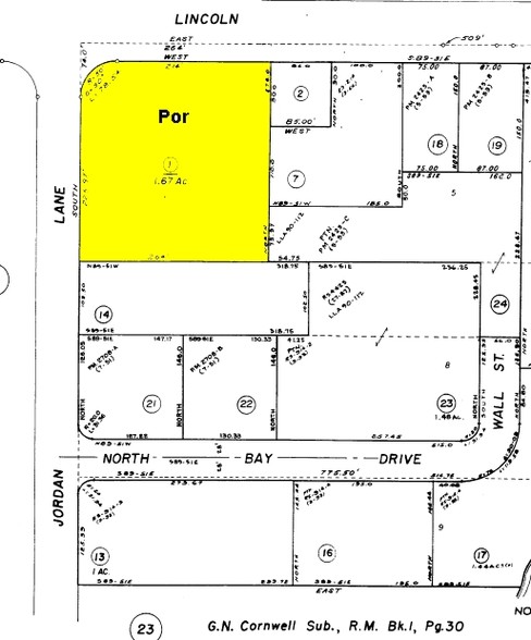 575 Lincoln Ave, Napa, CA à louer - Plan cadastral – Image 2 sur 6