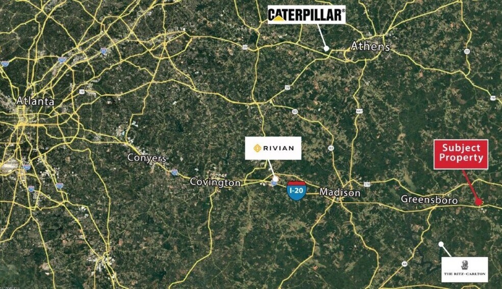 3340 Highway 77 S, Greensboro, GA à vendre - Aérien – Image 2 sur 2