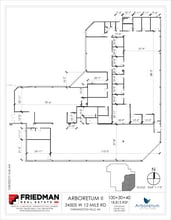 34505 W 12 Mile Rd, Farmington Hills, MI à louer Plan d’étage– Image 2 sur 3