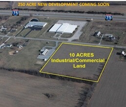 S Dixie Hwy, Cridersville, OH - VUE AÉRIENNE  vue de carte