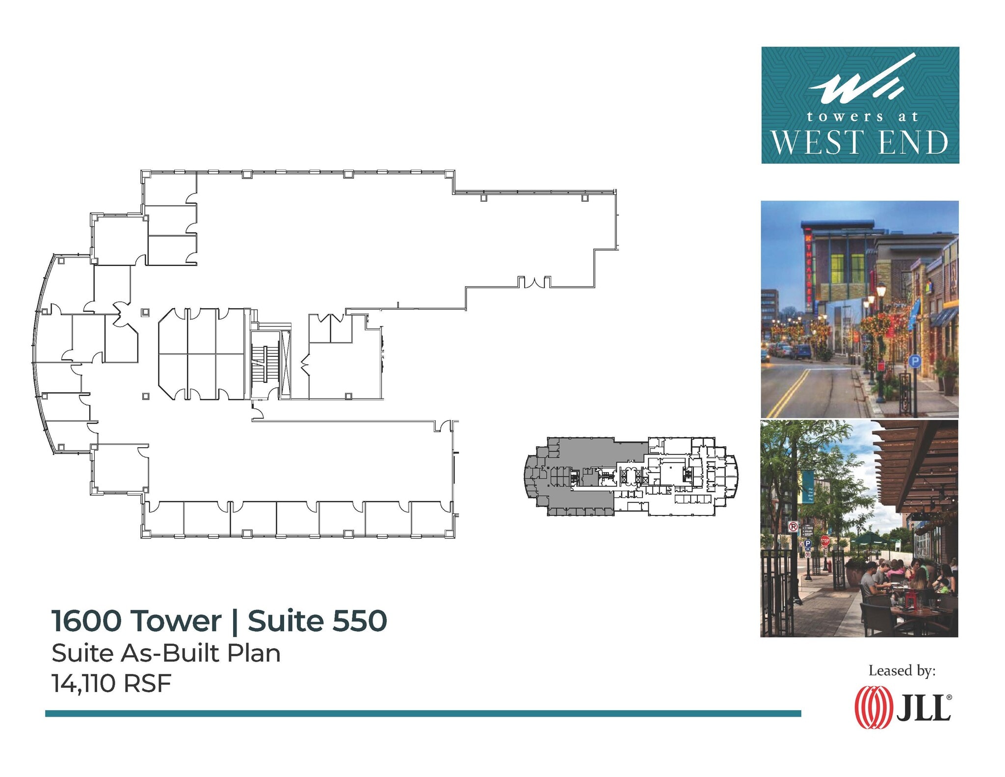 1550 Utica Ave S, Saint Louis Park, MN à louer Plan d’étage– Image 1 sur 1