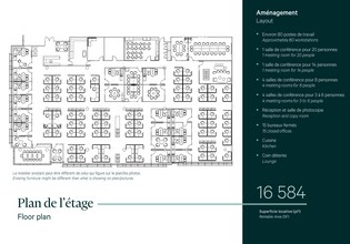 75 Rue Queen, Montréal, QC à louer Plan d’étage– Image 1 sur 1
