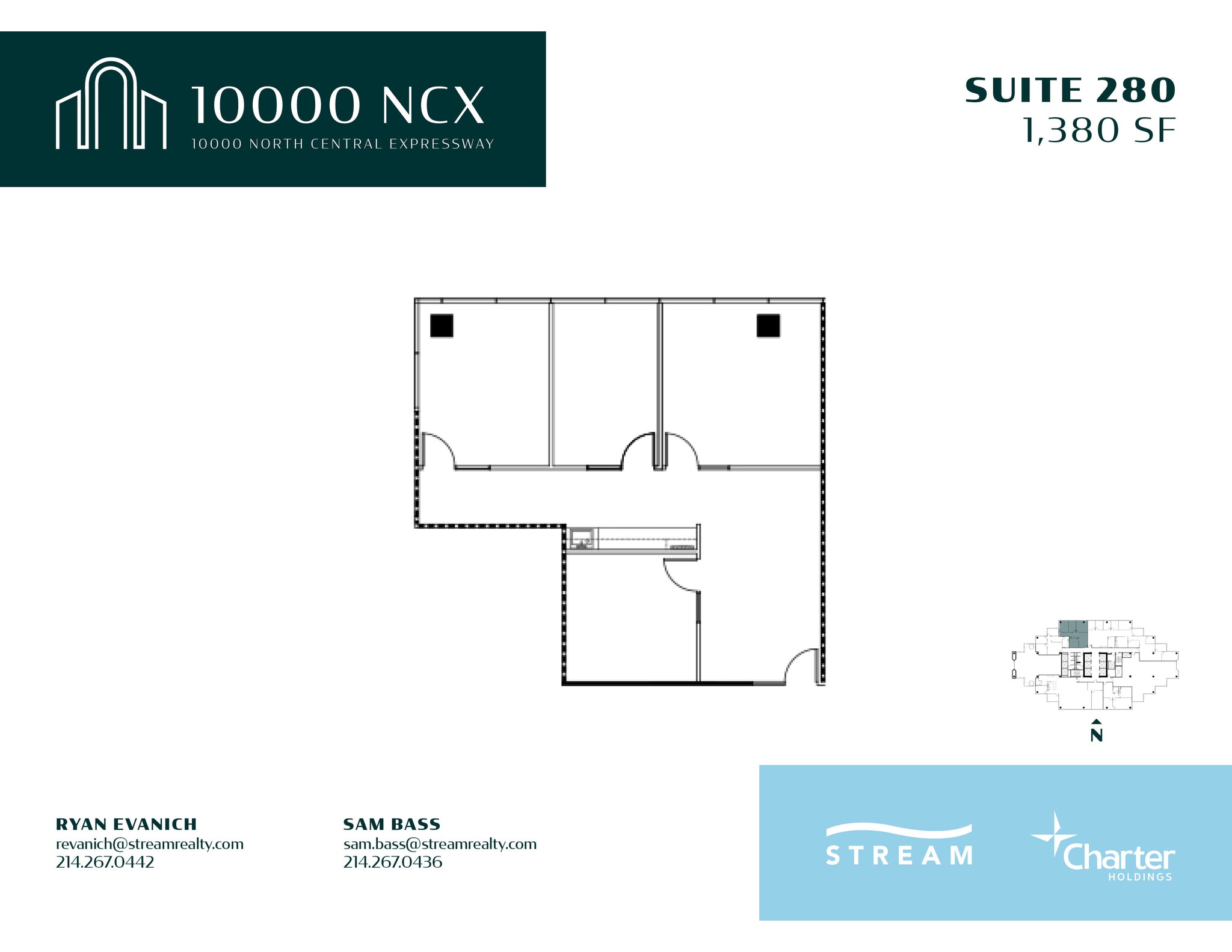 10000 N Central Expy, Dallas, TX à louer Plan d’étage– Image 1 sur 1