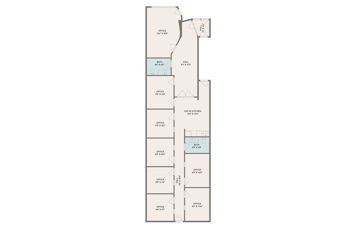 26 Church Ave SW, Roanoke, VA à louer Plan d’étage– Image 1 sur 1