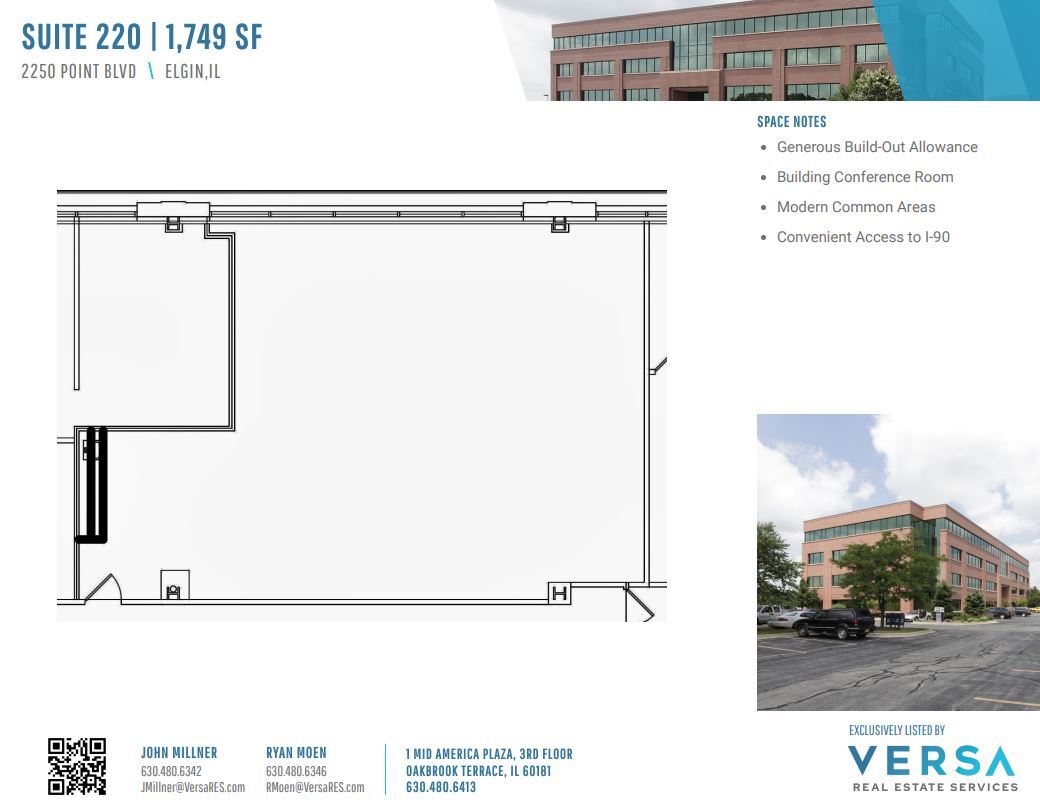 2250 Point Blvd, Elgin, IL à louer Plan d’étage– Image 1 sur 2