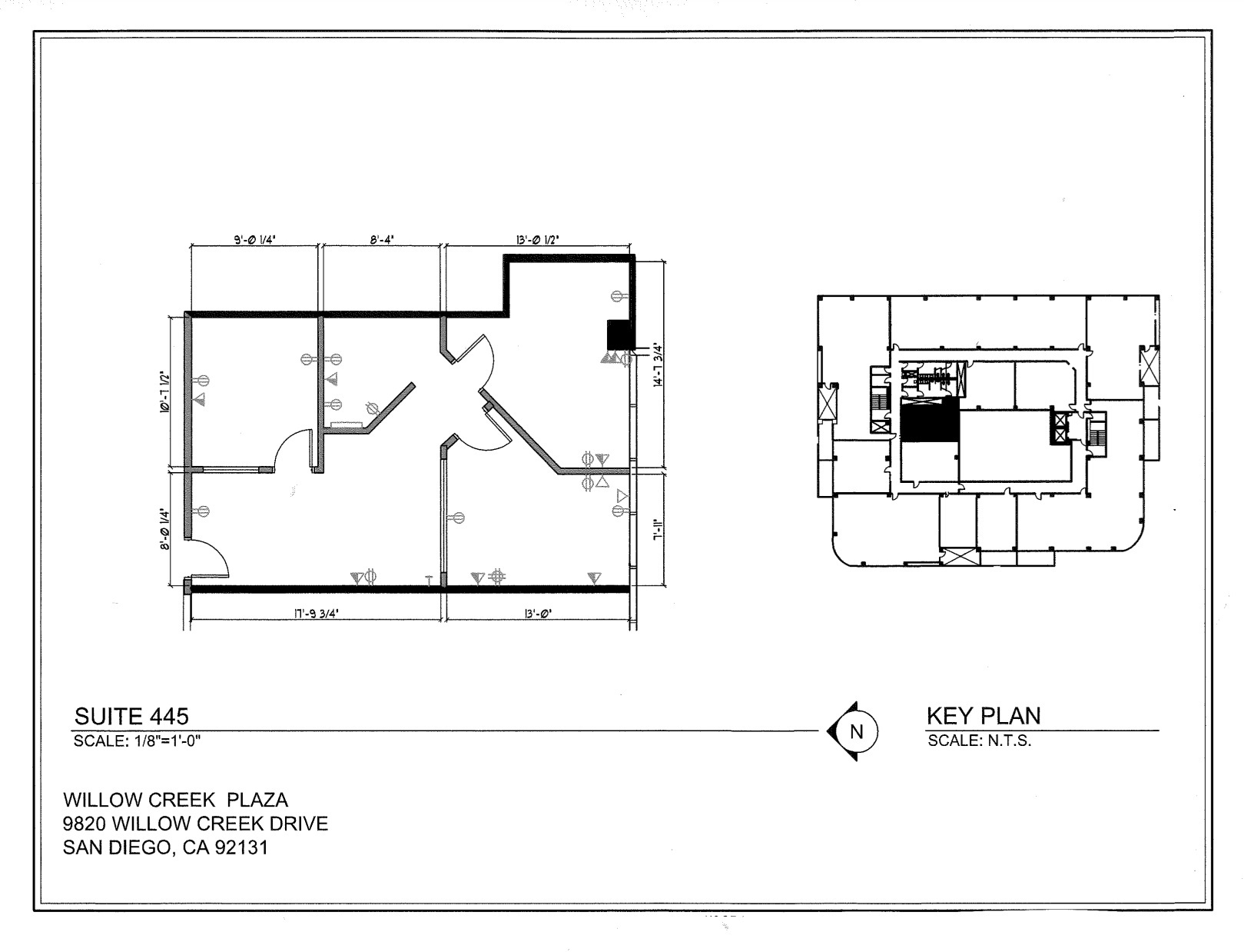 9820 Willow Creek Rd, San Diego, CA à louer Plan d’étage– Image 1 sur 1