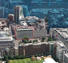 30 Finsbury Sq, Londres, LND - VUE AÉRIENNE  vue de carte