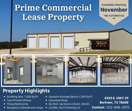 4333 TX-29 Hwy, Bertram, TX à louer Photo intérieure– Image 1 sur 1