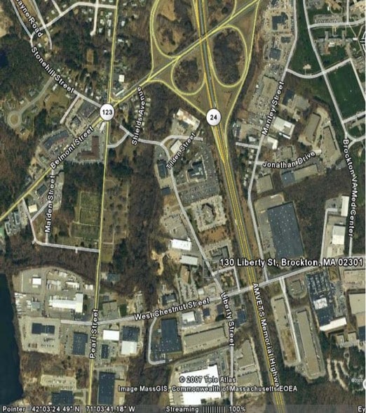 130 Liberty St, Brockton, MA à louer - Aérien – Image 3 sur 9