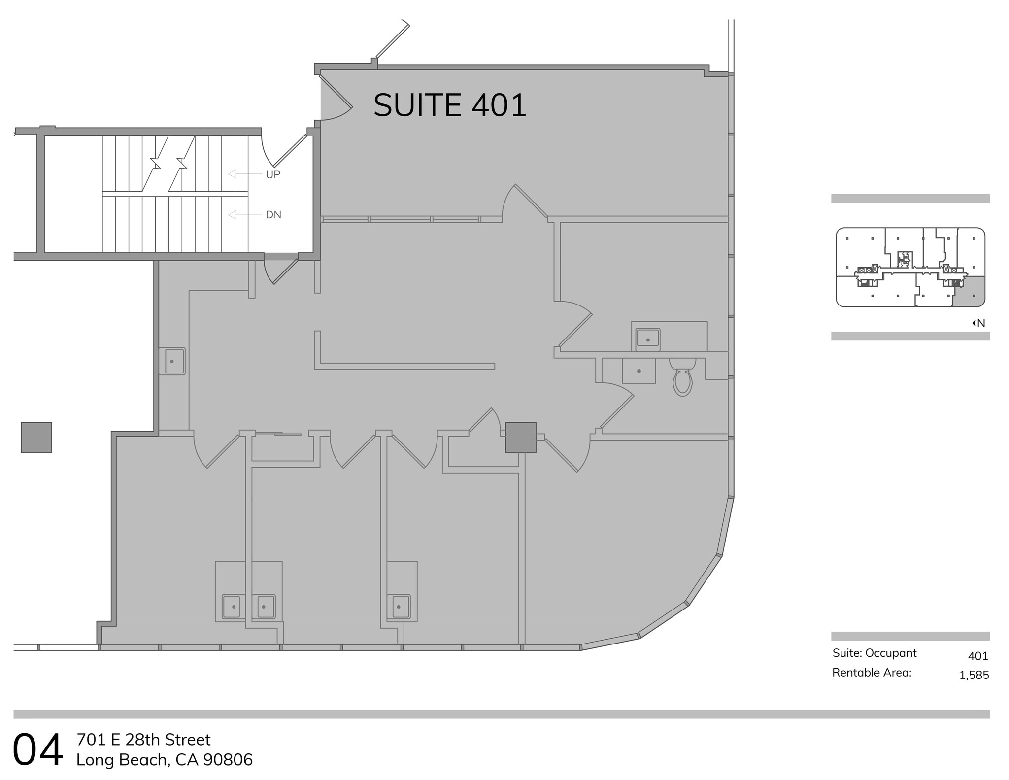 701 E 28th St, Long Beach, CA à louer Plan de site– Image 1 sur 1