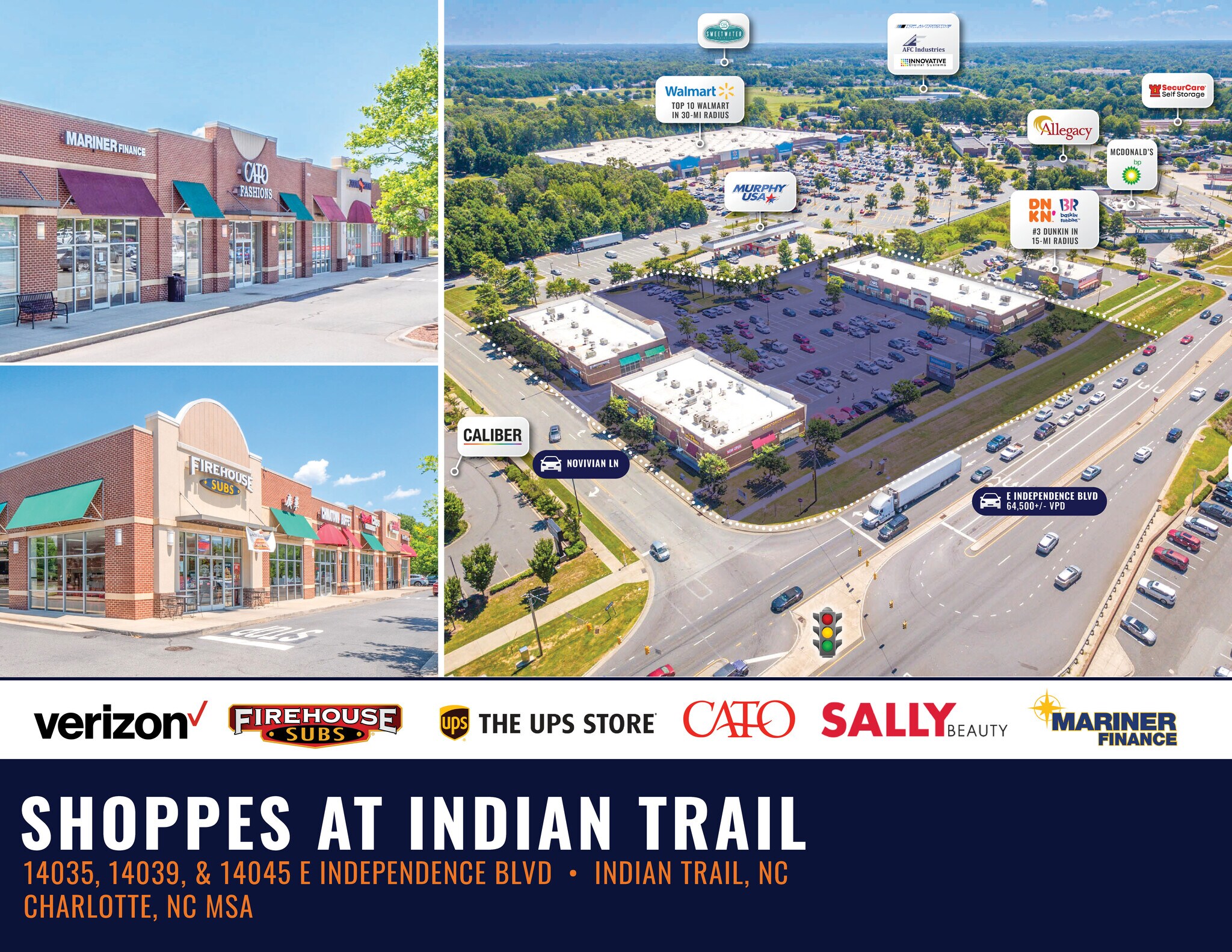 Shoppes at Indian Trail portefeuille de 3 biens à vendre sur LoopNet.fr Photo de l’immeuble– Image 1 sur 11