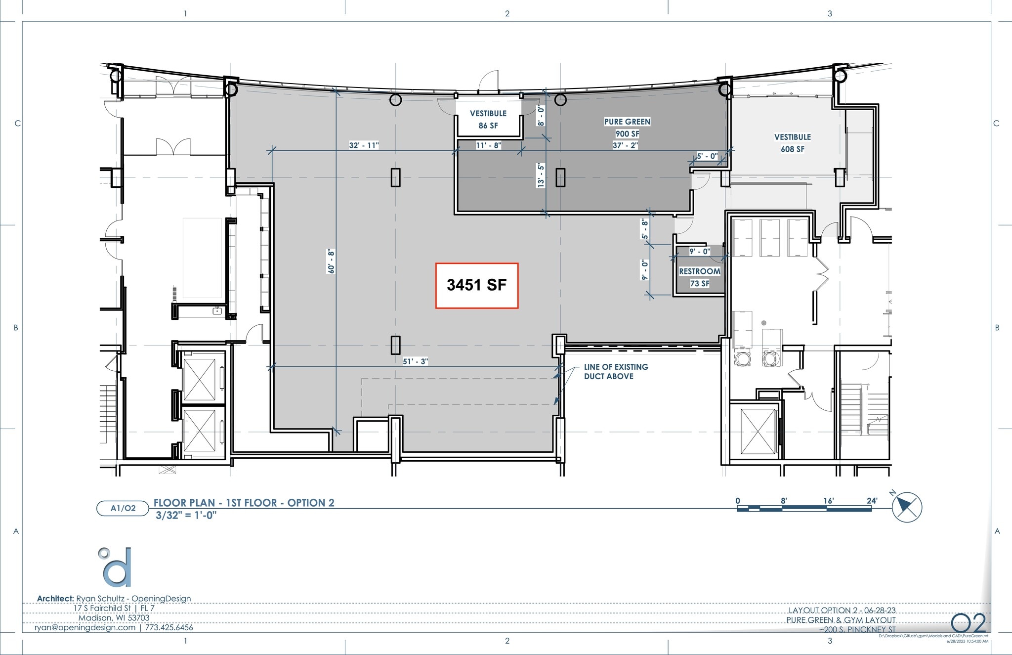 216 S Pinckney St, Madison, WI à louer Plan de site– Image 1 sur 1