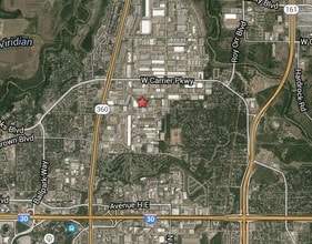1905 110th St, Grand Prairie, TX - Vue aérienne vue de carte