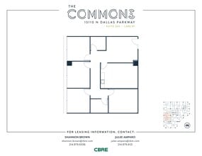 15110 N Dallas Pky, Dallas, TX à vendre Plan d’étage– Image 1 sur 1