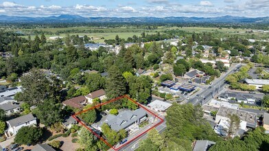 7300 Healdsburg Ave, Sebastopol, CA - Vue aérienne vue de carte - Image1