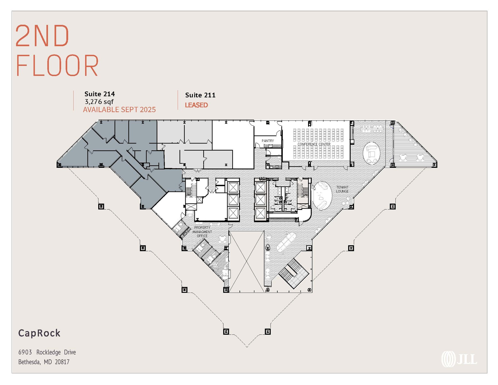 6903 Rockledge Dr, Bethesda, MD à louer Plan d’étage– Image 1 sur 1