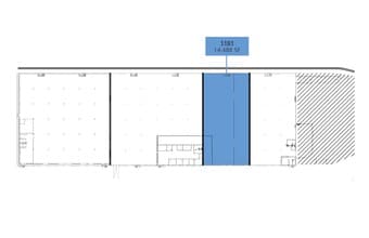 1085-1107 N Warson Rd, Saint Louis, MO à louer Plan d’étage– Image 2 sur 2