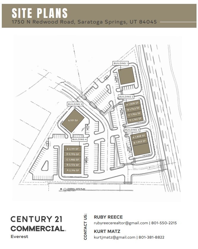 1750 N Redwood Rd, Saratoga Springs, UT à louer Plan de site– Image 1 sur 1