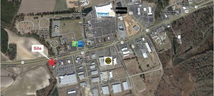 4535 US Highway 70 W, Kinston, NC - Vue aérienne vue de carte