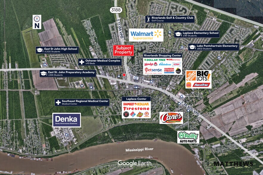 1830 W Airline Hwy, La Place, LA à vendre - Photo de l’immeuble – Image 2 sur 4