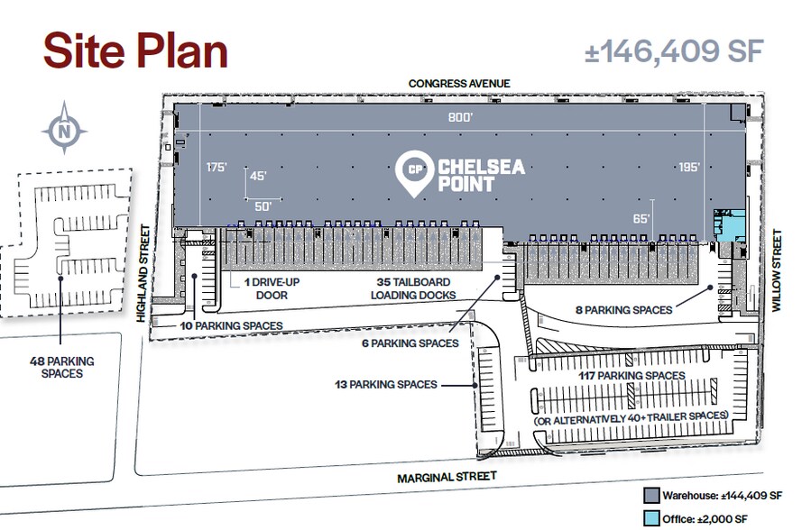 250 Marginal St, Chelsea, MA à louer - Plan d’étage – Image 2 sur 6