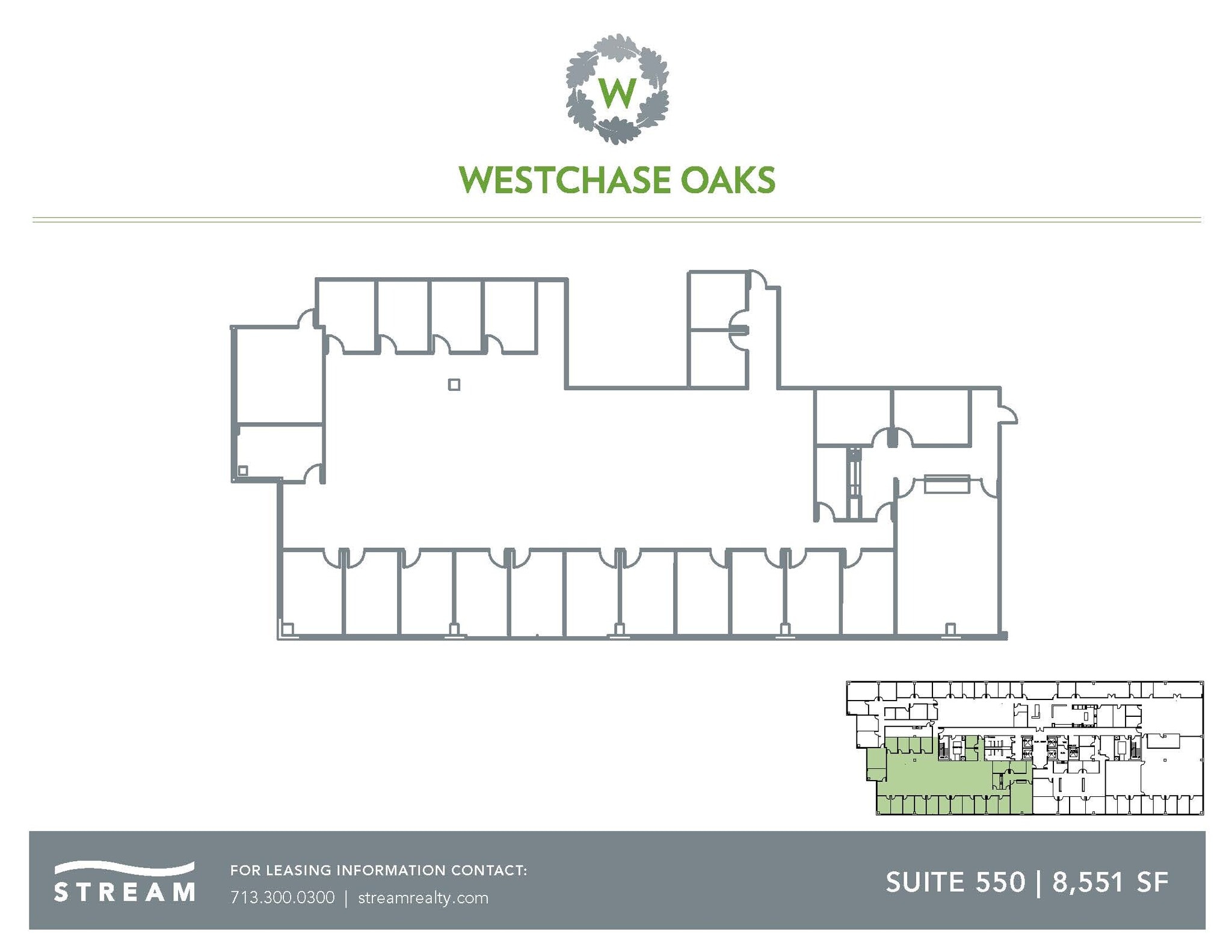 10111 Richmond Ave, Houston, TX à louer Plan d’étage– Image 1 sur 1