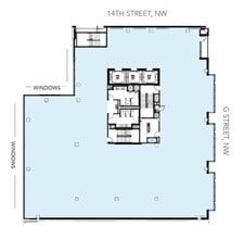 699 14th St NW, Washington, DC à louer Plan d’étage– Image 1 sur 1