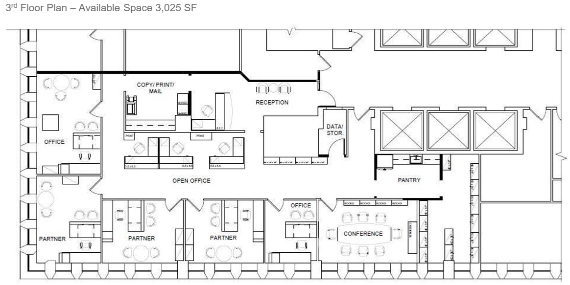 40 Westminster St, Providence, RI à louer Plan d’étage– Image 1 sur 1