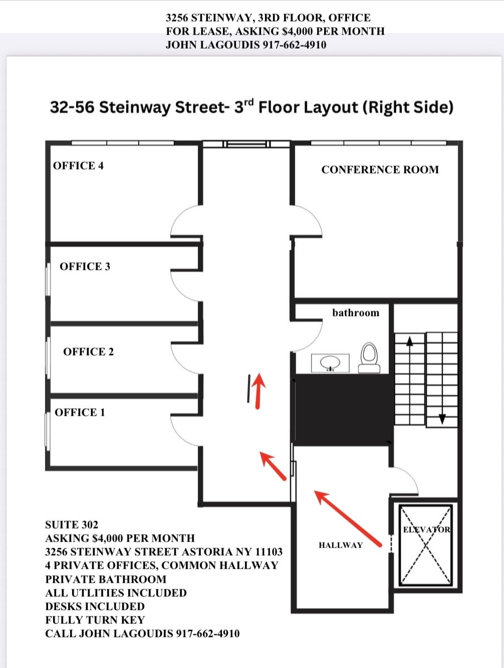 32-56 Steinway St, Astoria, NY à louer Photo intérieure– Image 1 sur 11