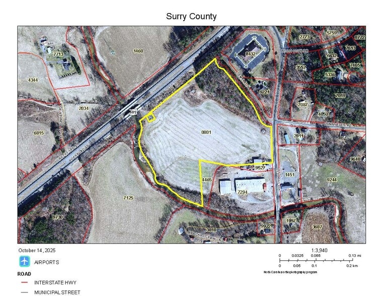 238 Old Highway 601, Mount Airy, NC à vendre - Plan de site – Image 2 sur 2