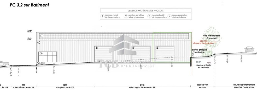 Local d’activités dans Casson à louer - Photo de l’immeuble – Image 3 sur 3