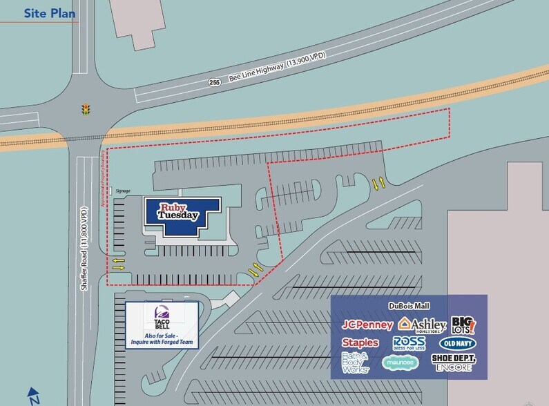 690 Shaffer Rd, Dubois, PA à vendre - Plan de site – Image 3 sur 3