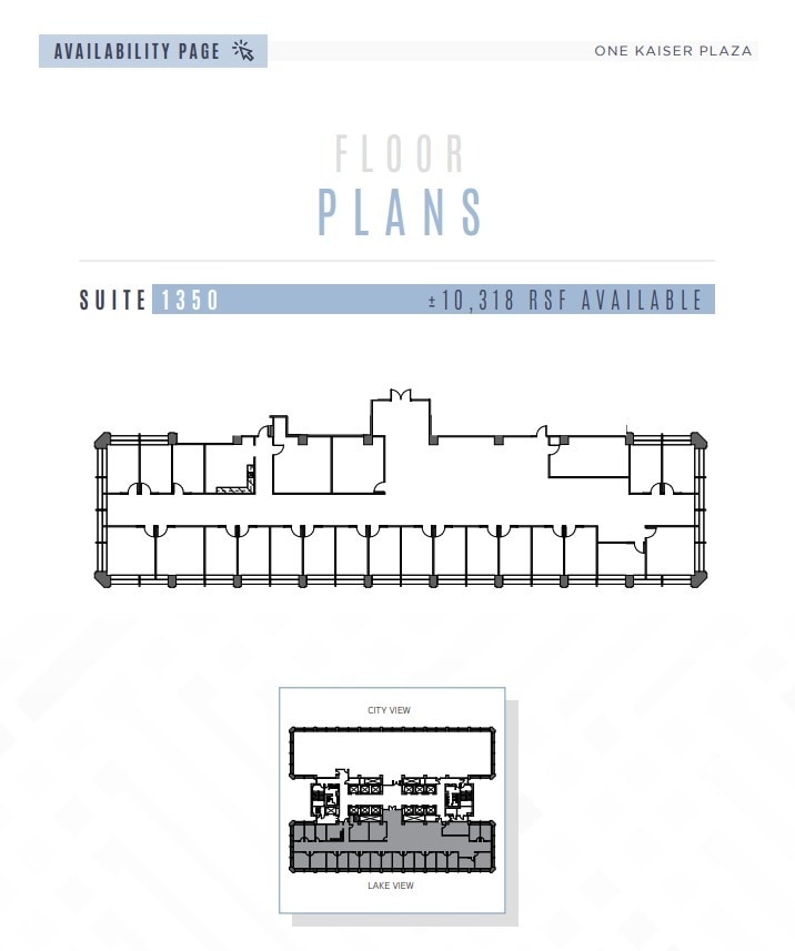 1 Kaiser Plz, Oakland, CA à louer Plan d’étage– Image 1 sur 1