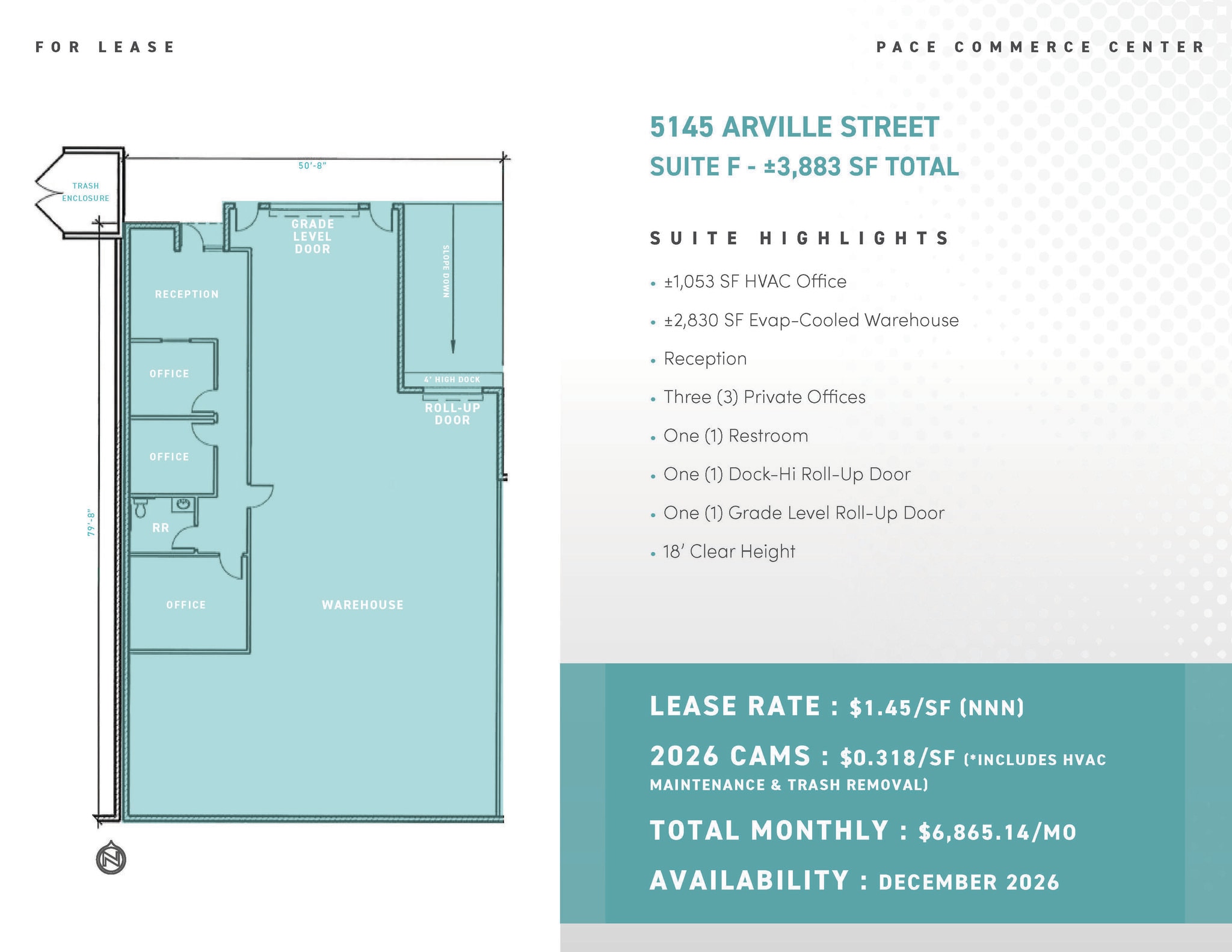 5140 Rogers St, Las Vegas, NV à louer Plan d’étage– Image 1 sur 1