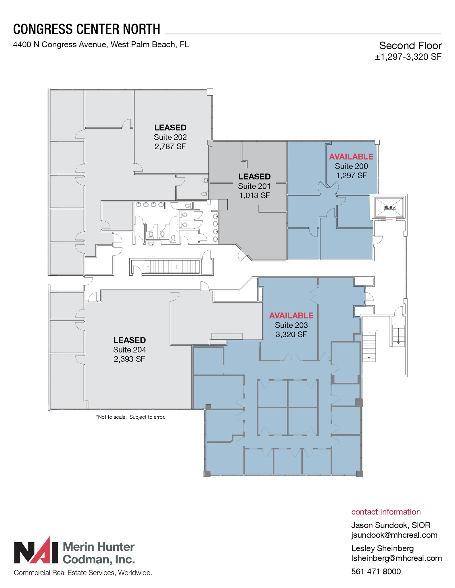 4400 N Congress Ave, West Palm Beach, FL à louer Plan d’étage– Image 1 sur 1