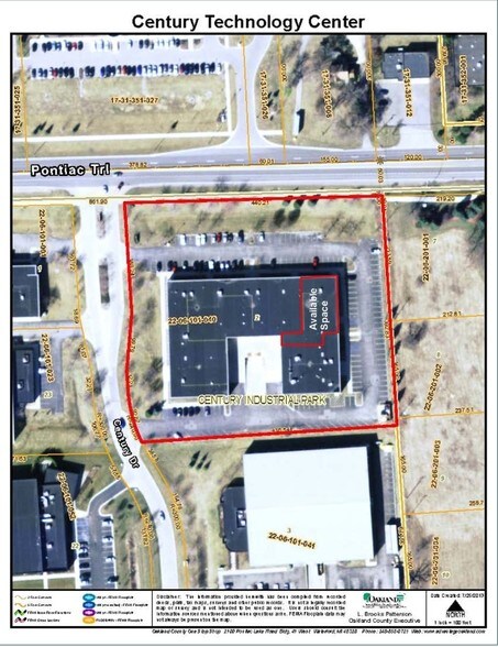 50453-50489 Pontiac Trl, Wixom, MI à louer - Aérien – Image 2 sur 7