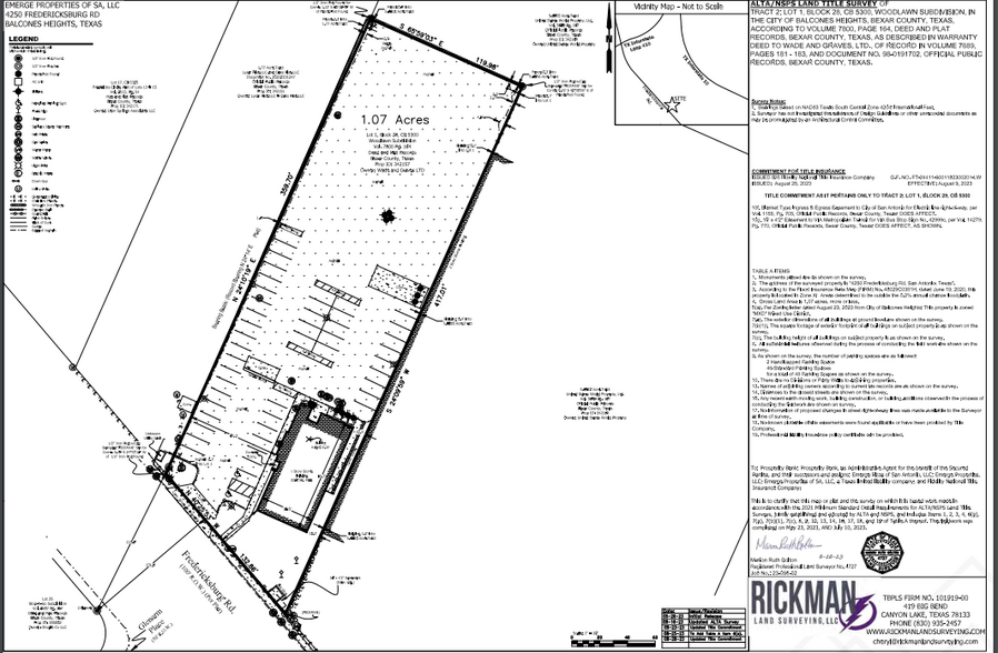 4250 Fredericksburg Rd, San Antonio, TX à louer - Plan de site – Image 3 sur 3