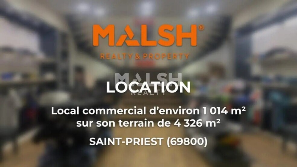 Local commercial dans Saint-Priest à louer - Photo de l’immeuble – Image 1 sur 1